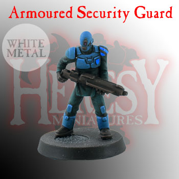 Armoured Security Guard with shotgun  Armoured Security Guard with shotgun