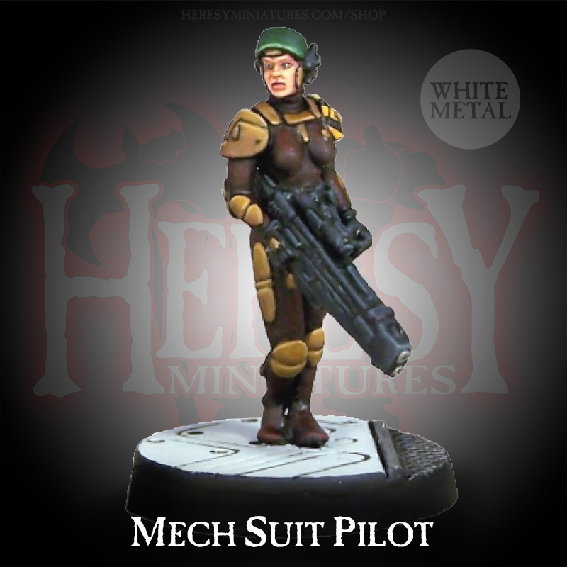Mech Pilot with rifle  Mech Pilot with rifle