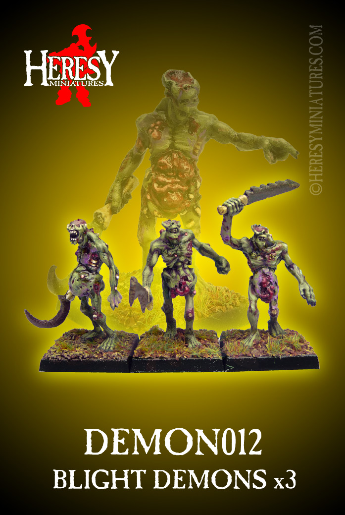 Blights Demonic Foot-troops (pack of 3) Blights Demonic Foot-troops (pack of 3)