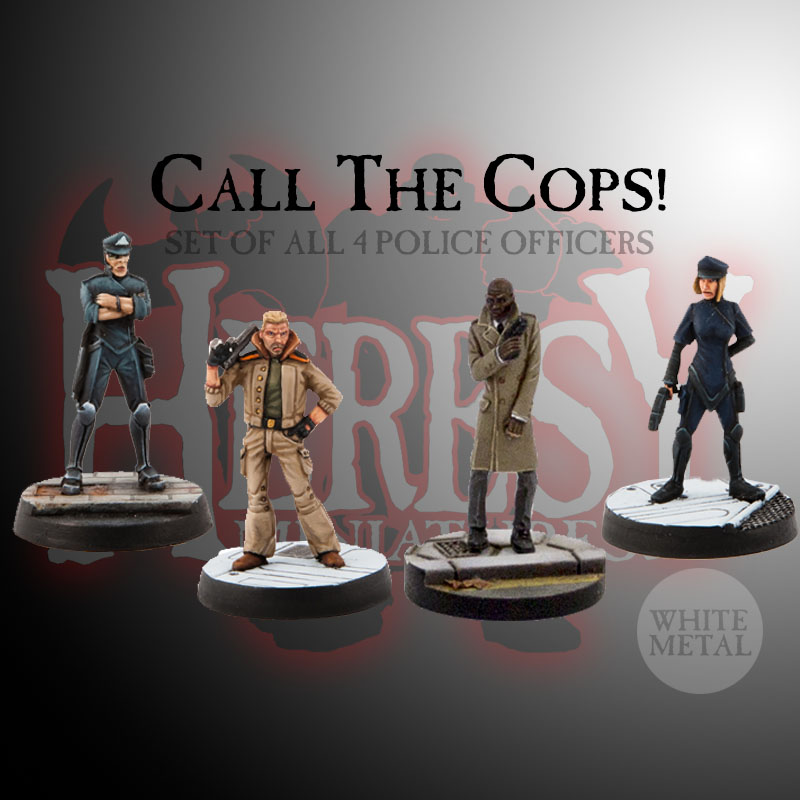 Call The Cops! (Set of 4 Figures)  Call The Cops! (Set of 4 Figures)