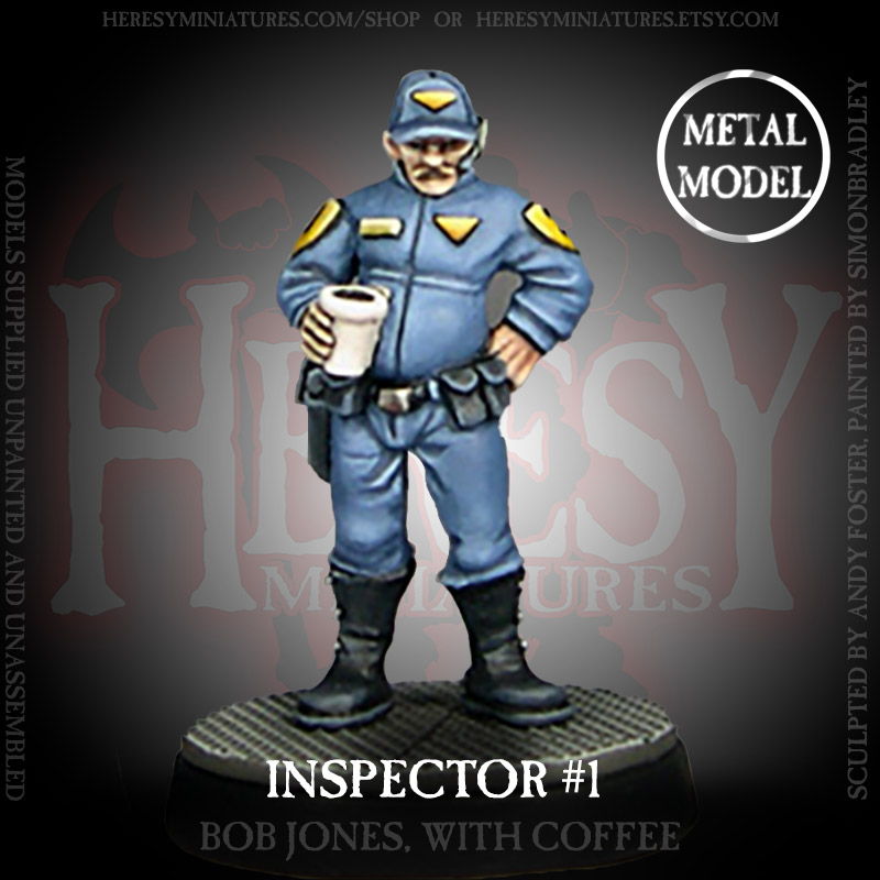 Inspector #1 (Bob Jones) with Coffee Inspector #1 (Bob Jones) with Coffee