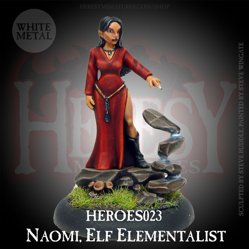 Human Elementalist - Naomi (with Rock base)