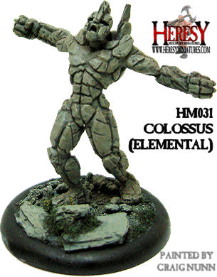'Colossus', Earth Elemental/Rock Golem 'Colossus', Earth Elemental/Rock Golem