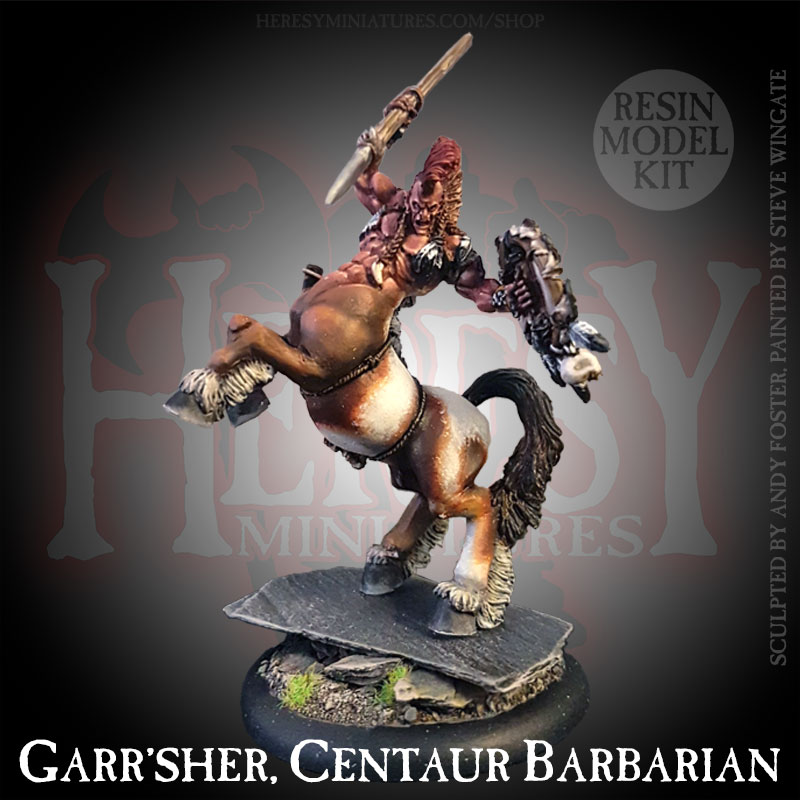 Centaur Barbarian- Garr'Sher