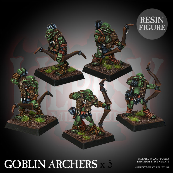 RESIN Goblin Archers (5 figures) RESIN Goblin Archers (5 figures)