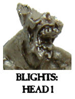 Spare Heads - Blight heads Spare Heads - Blight heads
