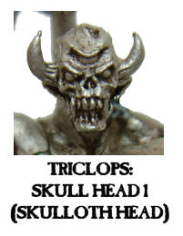 Spare Heads - Triclops heads 2