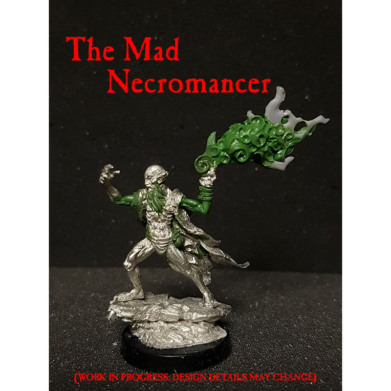 RESIN The Mad Necromancer [PRE-ORDER]