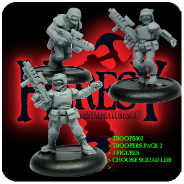 Troopers pack 2 (3 figures) - Click Image to Close