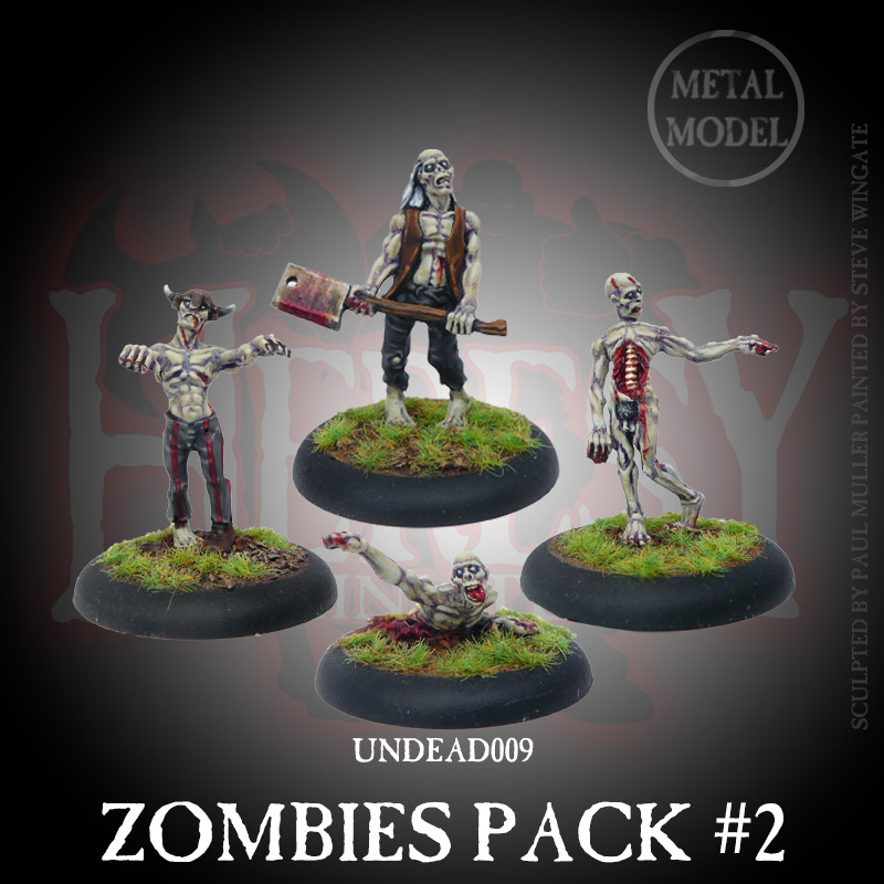 Zombies Pack #2 (pack of 4 figures) Zombies Pack #2 (pack of 4 figures)