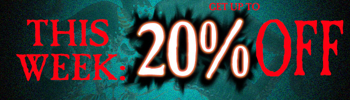 This week - get up to 20% off your order! Look for the discounts!
