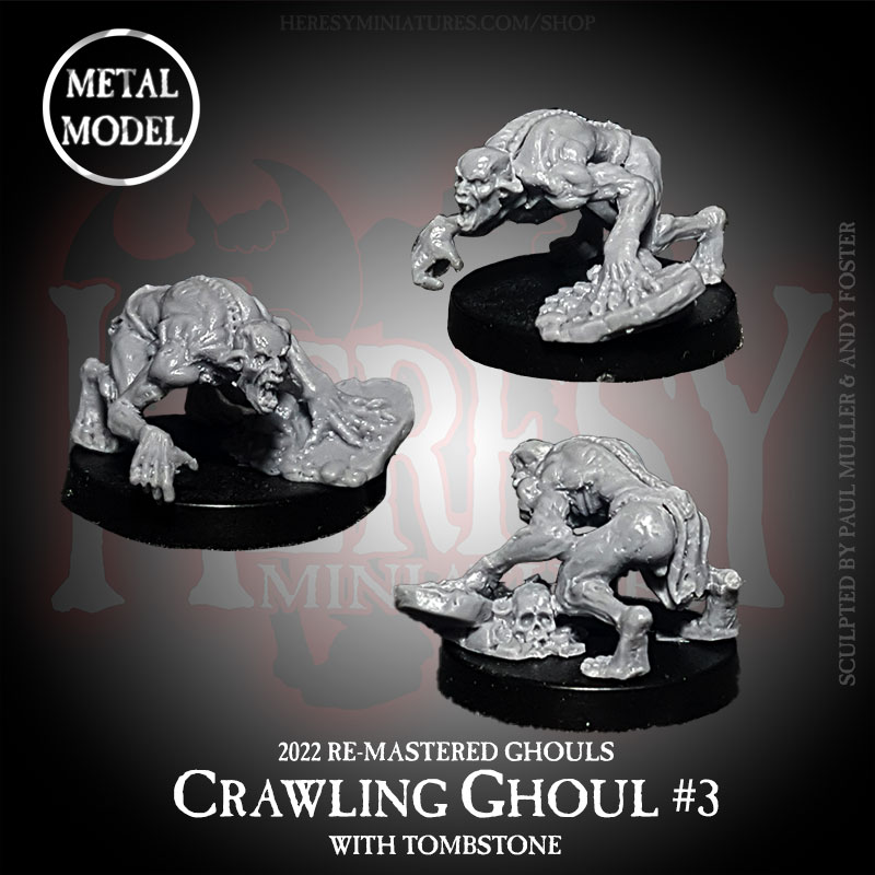 Crawling Ghoul with Tombstone [METAL]