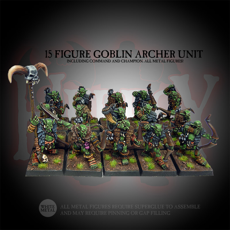 Goblin Archer 16 Figure Unit Deal [METAL]