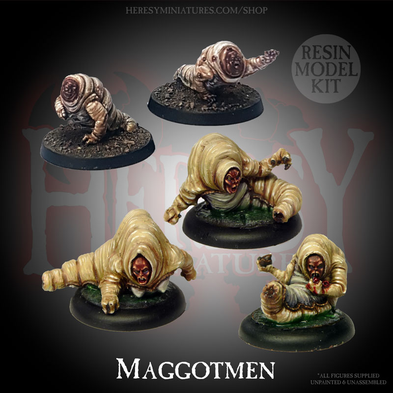 RESIN Maggotmen 5-Pack