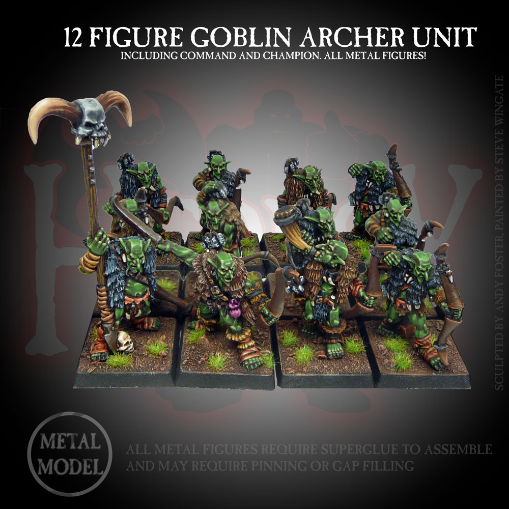 Goblin Archer 12 Figure Unit Deal [METAL]
