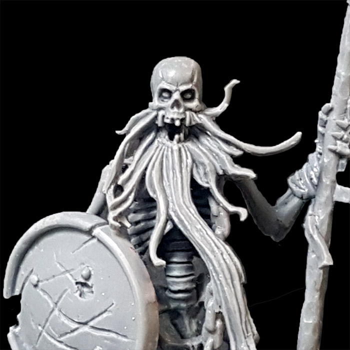 Skeleton 3-Up #4: Skeleton with Spear 01 MASTER CASTING Skeleton 3-Up #4: Skeleton with Spear 01 MASTER CASTING